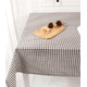 thumbnail image 1 of Mantel rectangular cuadros lino 140x220 café, 1 of 3