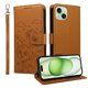 thumbnail image 5 of Funda Cartera para iPhone 15 Plus Perro Cachorro Grabado con Tarjetas Soporte Correa Marrón, 5 of 6