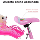 thumbnail image 2 of Bicicleta Aro 12 Rosada Protector Cadena Cesta Rueda Aprendi, 2 of 3