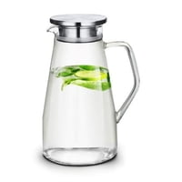 Jarro Vidrio Borosilicato 1,7Lt Con Tapa De Acero Lugano