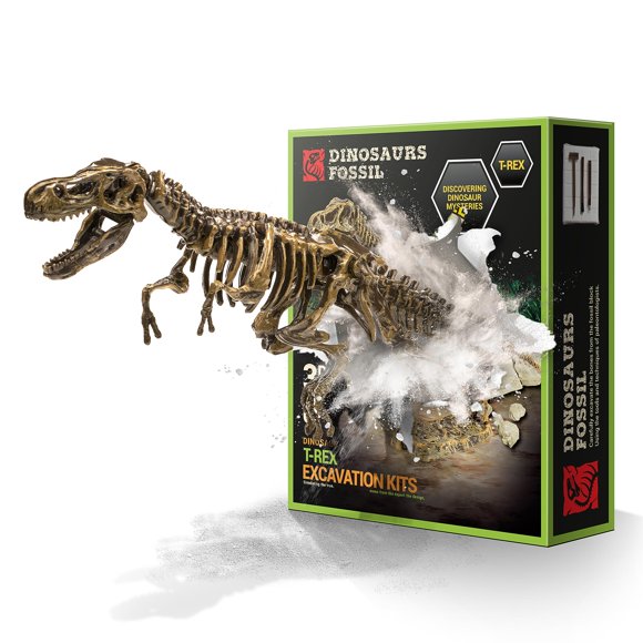 Kit de excavación de fósiles de dinosaurios VIBIRIT Dig Up Skeleton Set para niños
