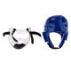 thumbnail image 4 of casco de seguridad transpirable protector de cabeza protector boxeo mma arnes azul s, 4 of 5