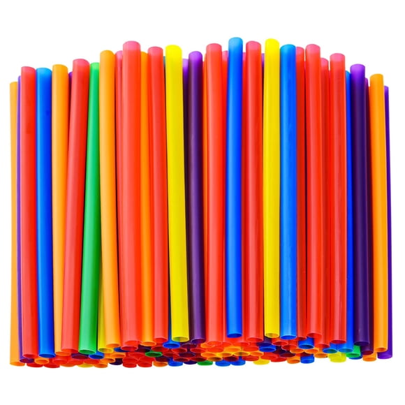 Pajitas SONGNASS Jumbo Smoothie, 100 unidades, plástico, 0,4 cm x 21 cm