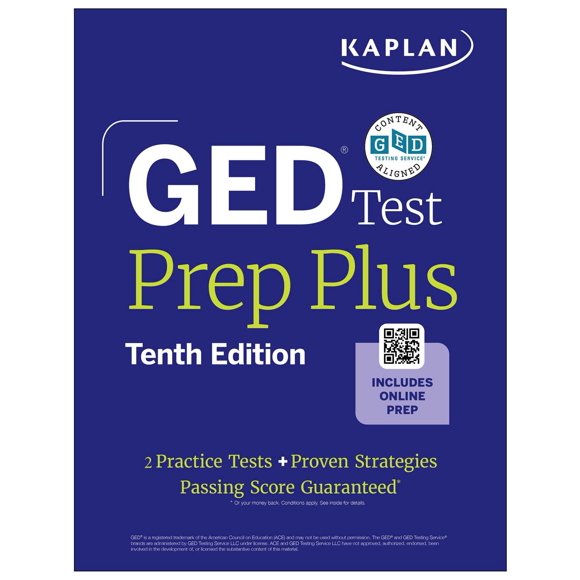 Libro Kaplan Preparación para el Examen GED Plus Décima Edición 2026