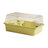 Ioensy - Jaula Grande Para Hámster, Casita De Ejercicio Para Animales Pequeños, Jerbos, Erizos, Color Amarillo