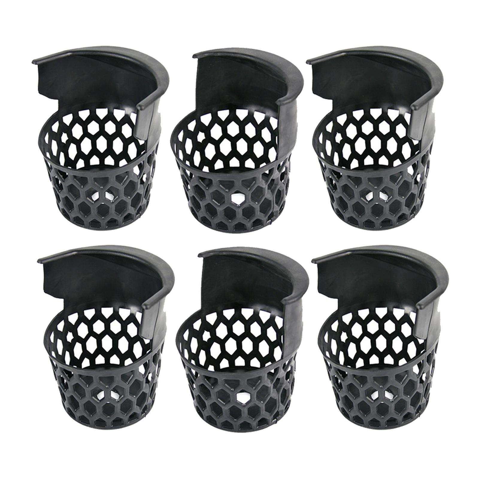 Magideal - Juego De 6 Bolsillos Para Mesa De Billar, Bolsillos Web, Bolsa De Red De Billar Negra, Cestas De Billar Resistentes Y Fáciles De Limpiar, Bolsillos De
