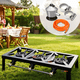 thumbnail image 1 of Fogón Cocina A Gas Licuado 3 Platos + Kit De Instalación Camping Hogar, 1 of 7