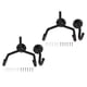 thumbnail image 1 of 2 Uds Gancho De Pared Universal Para Bajo De Guitarra Gancho De Seguridad Slatwall Negro Para Guitarra, 1 of 5