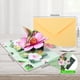 thumbnail image 4 of Tarjeta de Felicitación Joyvine 3D Pop‑Up Colibrí y Flor, 4 of 7
