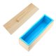 thumbnail image 4 of 1200G Pan De Silicona Pan De Jabón Molde Tostado Pan Making Rectangle Mold C Azul, 4 of 5