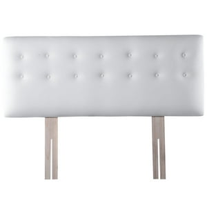 Bodevir - Respaldo Botone Pu 2 Plazas Blanco