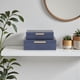thumbnail image 1 of Shagreen Boxes Cheungs Lusan, azul marino, madera y vinilo hechos a mano, 1 of 9