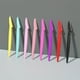 thumbnail image 1 of 8 Pcs Handheld Manual Razor Eyebrow Shaver For Removal Tools Plastic Woman Trimmer With Cover, Portable Shaping Knife Razors For Ladies, 1 of 4