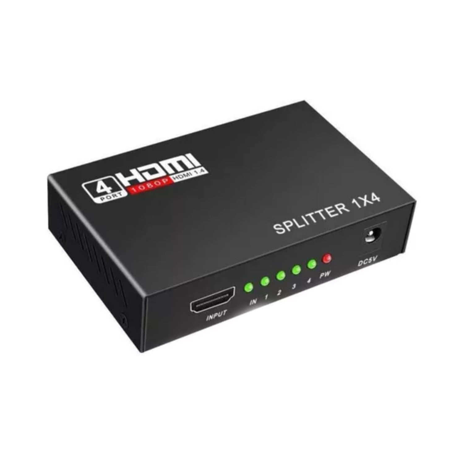 Importclick - Splitter Hdmi 1x4 Hd 4k Conecta Hasta 4 Tv