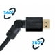thumbnail image 3 of Cable Hdmi En Angulo Giratorio Led Lcd Bluray Hdtv Ps3 multicolor, 3 of 5