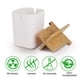 thumbnail image 3 of Estante para cepillos de dientes de bambú | Se recibe un cepillo de dientes de pasta de dientes ecológico, resistente y natural., 3 of 5