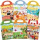 thumbnail image 1 of Set de 6 libros de pegatinas reutilizables CREATIVETREES para niños de 3 a 6 años, 1 of 8