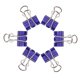 thumbnail image 3 of Clips de sujeción FUDAO FAMILY 19 mm Morado 50 piezas, 3 of 6