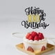 thumbnail image 4 of Decoración para tartas Leetaivie Happy 100th Birthday con purpurina negra y dorada, 4 of 6