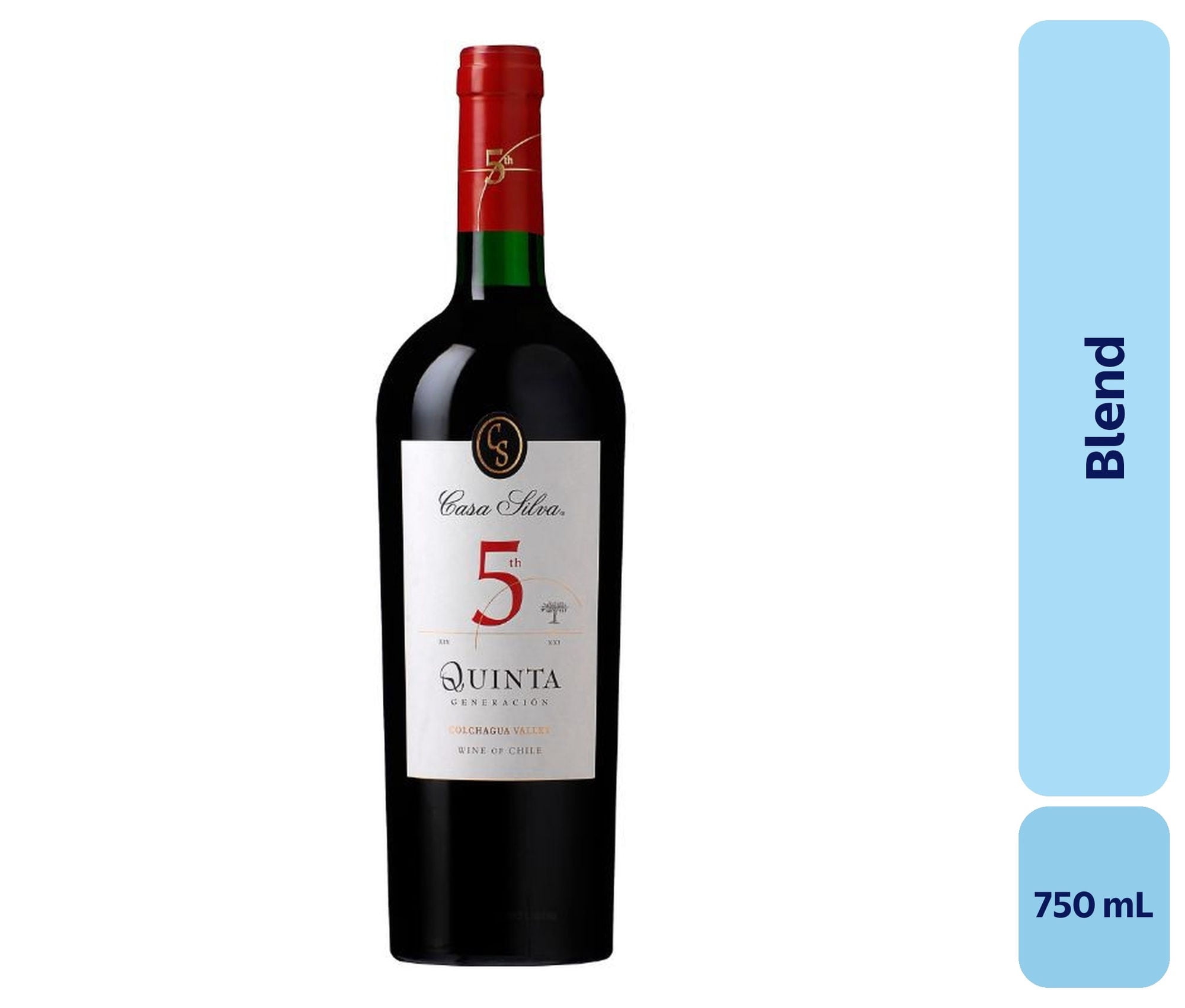 Vino Blend Botella 750 mL Casa Silva