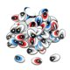 thumbnail image 5 of 60 pedazos diy ojos de dibujos animados de plástico arcilla plana mu?eca animal ojos ovales juguete mezclado, 5 of 5