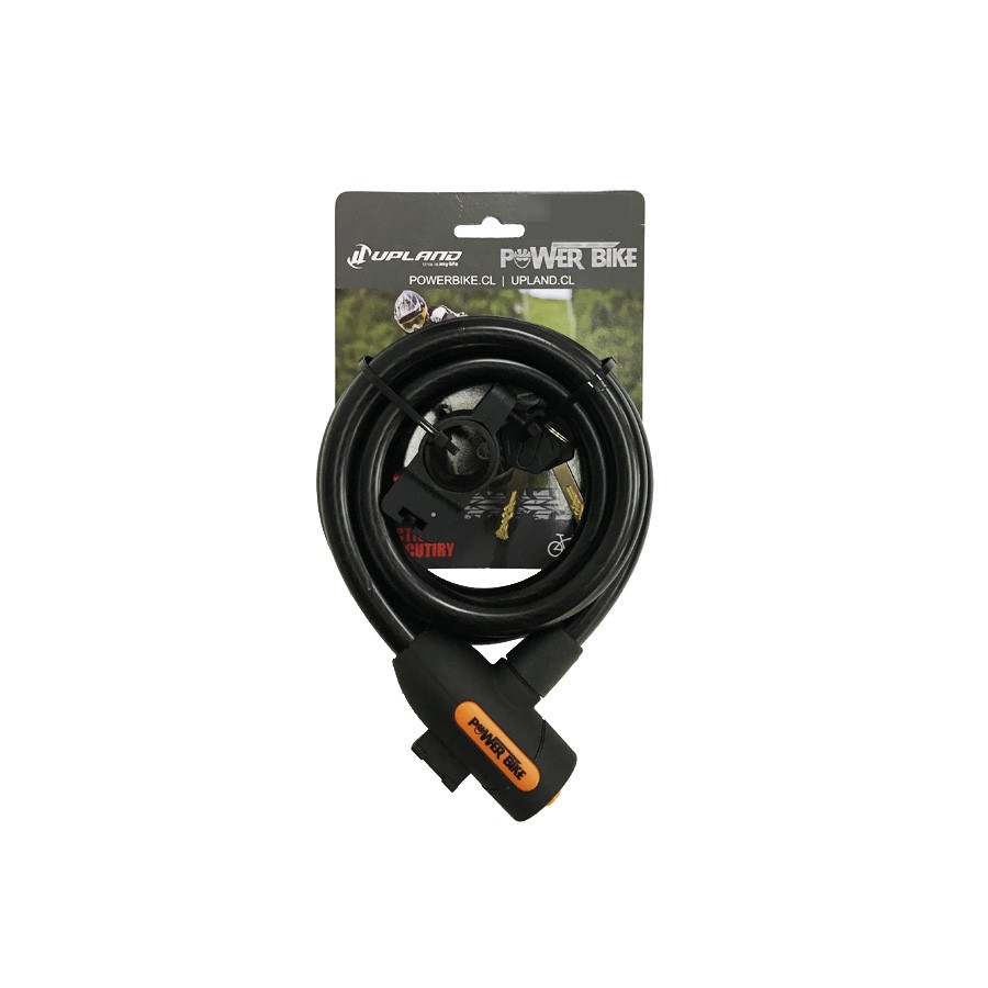 Candado Cable Powerbike Con Llave 15X1500Mm