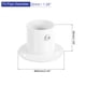 thumbnail image 2 of Uxcell 8 piezas de soporte de barra de cortina de acero inoxidable blanco de 1.26 pulgadas con tornillos, 2 of 6
