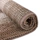 thumbnail image 4 of REGALWOVEN Alfombras de baño a rayas de colores contrastantes, alfombra de baño peluda antideslizante, alfombrillas de baño para el suelo del baño, bañera y ducha Café 20" x 32", 4 of 6