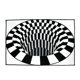 thumbnail image 2 of Alfombra 3D Illusion Vortex Dormitorio Mat Hogar Alfombra Felpudo Área Alfombra 50x80cm, 2 of 5