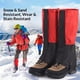 thumbnail image 2 of Gaiters Para Senderismo Gaiters Impermeables Y Respirables Para Las Botas De Las Mujeres Y Los Hombres Zapatos Ligeros Ajustables Gaiters Para La Caza Senderismo Alpinismo (rojo Solo C, 2 of 3
