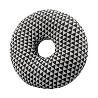 Magideal - Almohadillas Para Los Oídos En Forma De O Con Funda De Almohada Extraíble. Protector De Almohada Para Dormir, Perforado, Suave Para Relajarse Cuando S , Negro