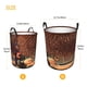 thumbnail image 5 of Camión de Basura Cesta de lavandería de gran capacidad redonda con asa, bolsa para ropa sucia plegable, almacenamiento para dormitorio, baño y lavadero 44x35 cm, 5 of 6
