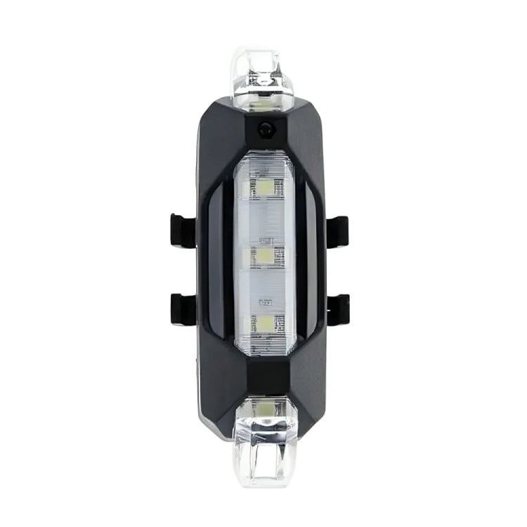 Genérico - Luces Led Recargables Para Bicicleta Blanco