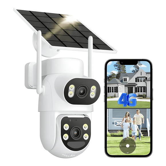 4g Aov Cámara de Seguridad Anberx D50q Inalambrica Solar