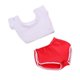 thumbnail image 2 of 1/6 Escala Mujer Mujer Pantalones Deportivos Traje Camisa Para Figura De Acción De 12 Pulgadas Rojo, 2 of 5