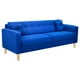 thumbnail image 2 of Sofa New Retro 3CG Felpa 05 Azul Rey, 2 of 6