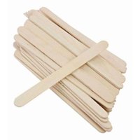 Genérico - Set 8 Pack Paletas Madera Depilacion Manualidades Lau