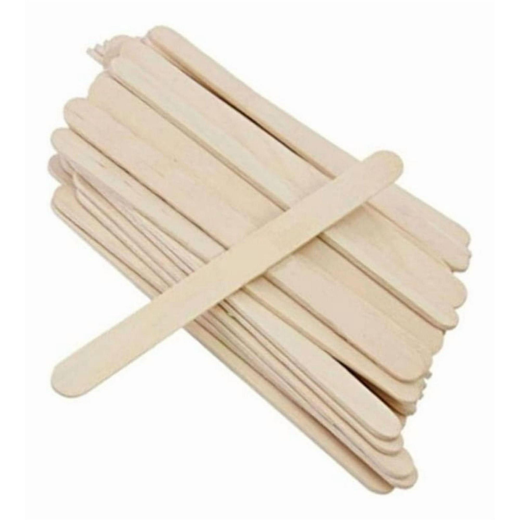 Genérico - Set 8 Pack Paletas Madera Depilacion Manualidades Lau