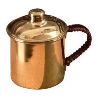 Bothyi - Taza De Agua De Cobre Hecha A Mano, Taza De Té Espesada Para Agua Fría Y Caliente, Leche, Cerveza B