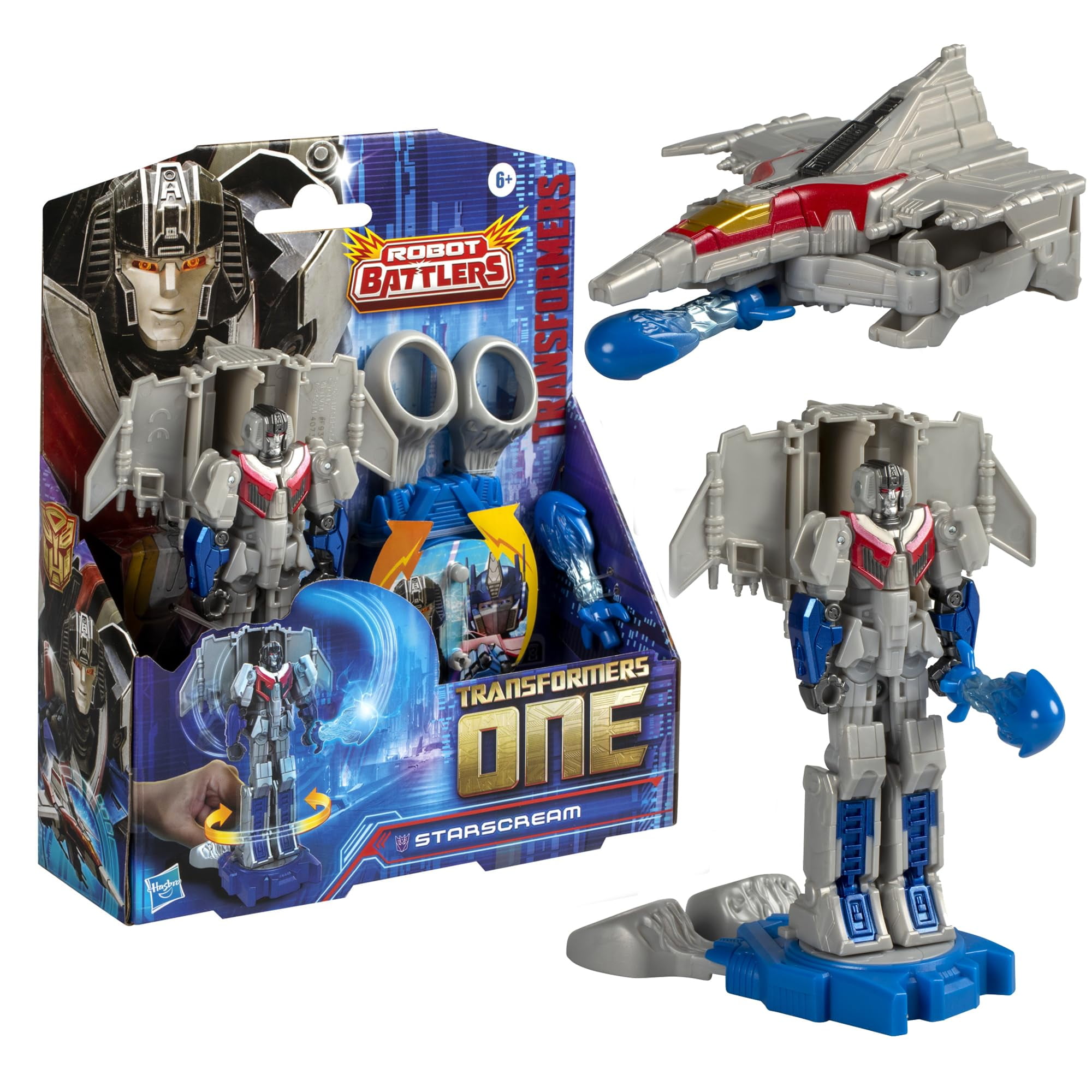 Figura De Acción Transformers Robot Battlers Starscream 11,5 Cm