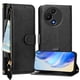 thumbnail image 5 of Funda Billetera Cremallera para TCL 60 SE NxtPaper con Porta Tarjetas, Soporte y Correa Negro, 5 of 5