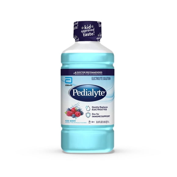 Bebida de Electrolitos Pedialyte Iced Berry 1 L para Niños