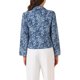 thumbnail image 3 of INSPIRE CHIC Chaqueta de Blazer Abierta para Mujeres Regreso a Clases, Traje de Verano para el Trabajo, Azul-Floral L, 3 of 6