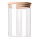 thumbnail image 1 of Frasco conservero vidrio tapa bambú 200 ml 5u, transparente, 1 of 3