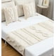 thumbnail image 2 of Piecera de cama diseño boho 2p y king + fundas decoración boho retro color crema, 2 of 3