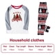 thumbnail image 4 of Pijamas navideños familiares, pijamas clásicos navideños a cuadros con diseño de árbol de Navidad para combinar con la familia, conjunto navideño para padres e hijos., 4 of 5