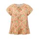 thumbnail image 4 of GRACE & GRANDEUR Blusas de Vacaciones de Verano con Estampado Floral para Mujer de Talla Grande, Cuello con Lazo y Mangas con Volantes 3X Naranja, 4 of 6