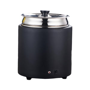 Bothyi - Olla Aislada Para Sopa Caliente, Sopa De Desayuno, Gachas Para Guisos, Familias Numerosas, Color Negro