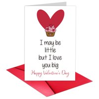 Tarjeta De San Valentín Tqdaiker Con Ilustración De Magdalenas Y Corazones