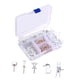 thumbnail image 5 of 125 Piezas Alfileres Creativos Pushpins Clips Ganchos Tachuelas Grandes para Tablero de Corcho y Mural Decorativo Fabricados en Plástico y Acero para Oficina y Organización de Fotos Mapa Claro, 5 of 5